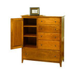 Jamestown Square Door Chest (2 Adjustable Shelves And 1 Clothes Rod)