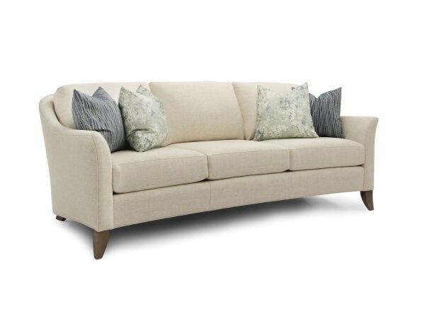 Semi-attached Back Curved Sofa Sofas Customizable