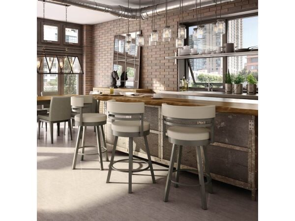 Ronny Counter Height Swivel Stool Barstools Amisco