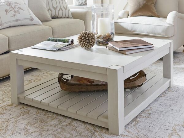 Hampton Maple Square Cocktail Table Cocktail & Coffee Tables Bassett Furniture 10