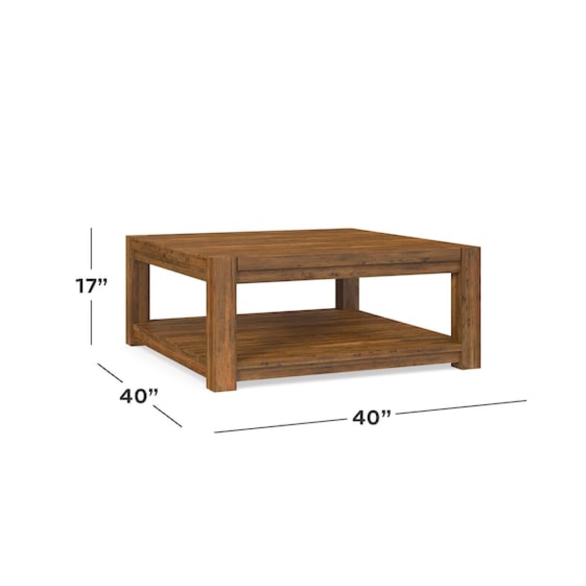 Hampton Maple Square Cocktail Table Cocktail & Coffee Tables Bassett Furniture 8