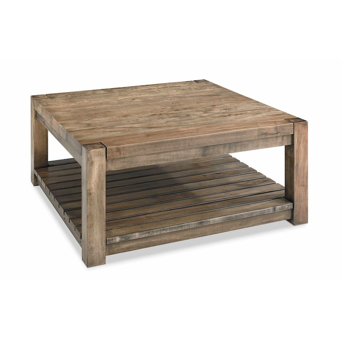 Hampton Maple Square Cocktail Table Cocktail & Coffee Tables Bassett Furniture 6