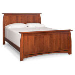 Aspen Panel Bed With Inlay - Quickship