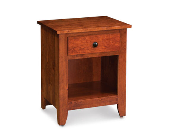 Shenandoah Nightstand With Opening On Bottom – Quickship Nightstands Customizable