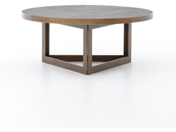 Shagreen Round Coffee Table - Image 3