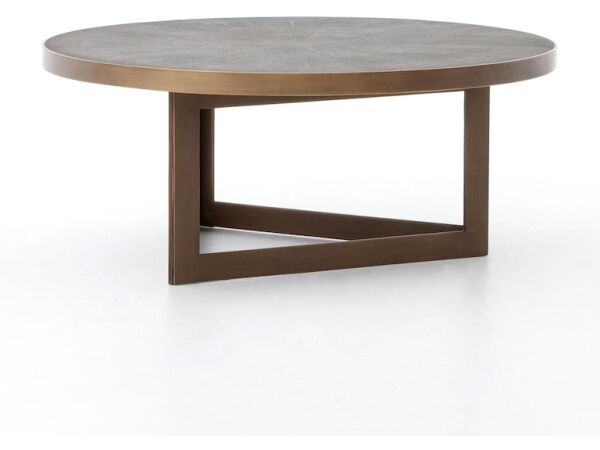 Shagreen Round Coffee Table - Image 2