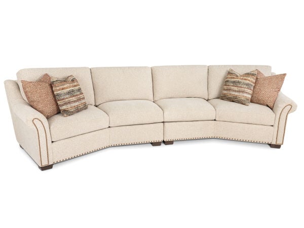9221 Fabric Conversation Sectional Sectionals Customizable