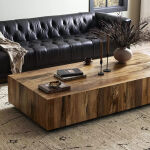 Hudson Large Rectangular Coffee Table - Spalted Primavera - Image 3