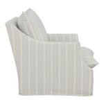 Baldwin Slipcovered Swivel Chair - Image 4