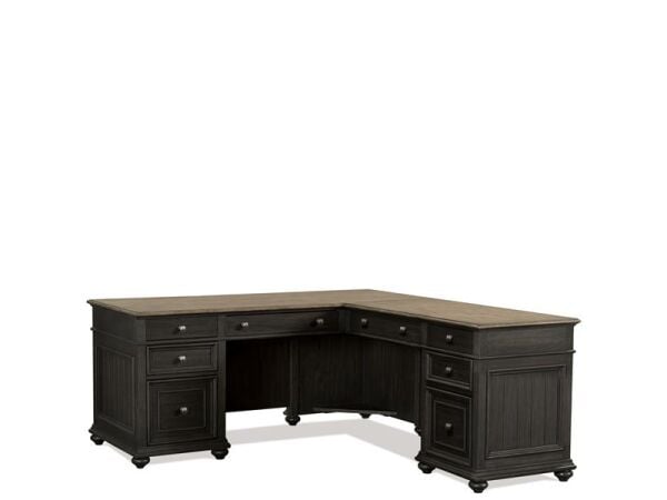 Regency L Desk and Return Desks Riverside Furniture