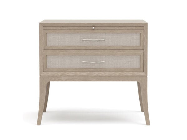 Maidstone Nightstand, Woven Jute Nightstands Stickley Furniture 7