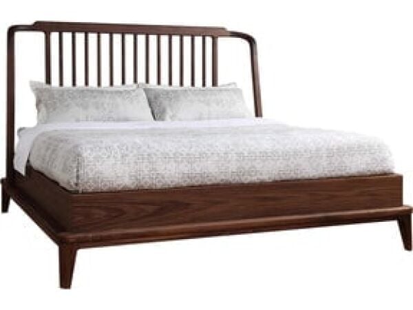 Walnut Grove Spindle Queen Bed Beds Customizable