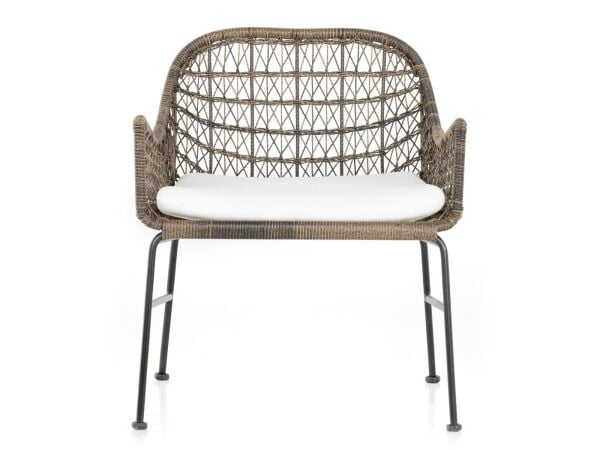 Bandera Outdoor Woven Club Chair Outdoor Chairs Four Hands