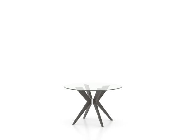 Downtown Glass Top Table 4848 Dining Tables Canadel