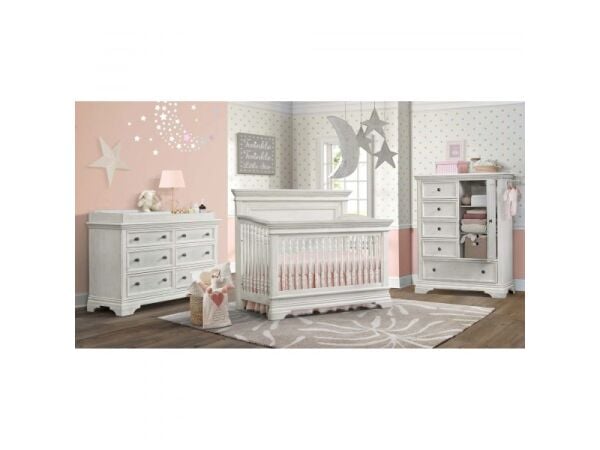 Olivia Convertible Crib w/ Dresser & Changer Top #1738 Clearance