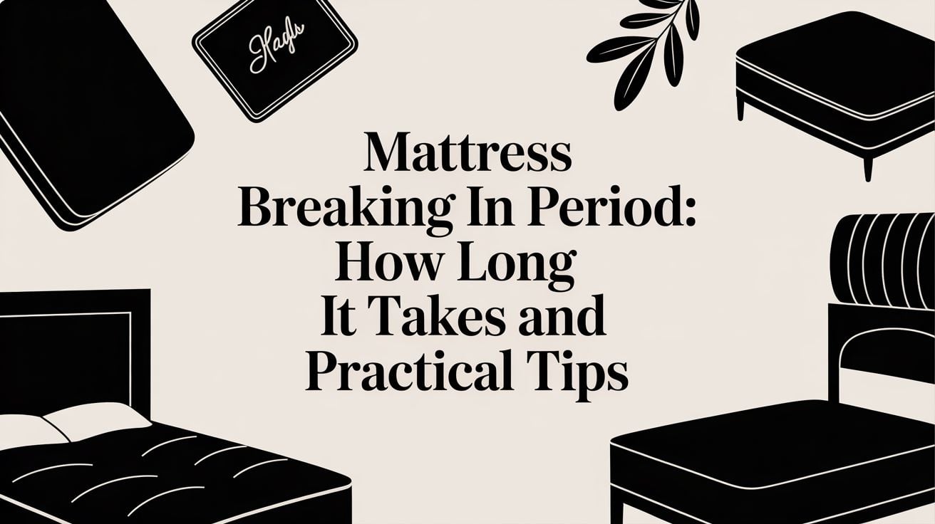 Mattress Breaking In Period Title Card