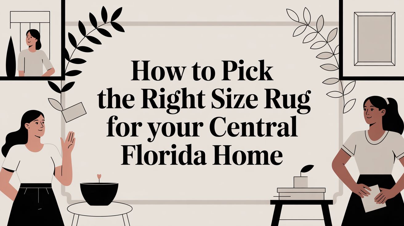 How To Pick The Right Size Rug Home Guide