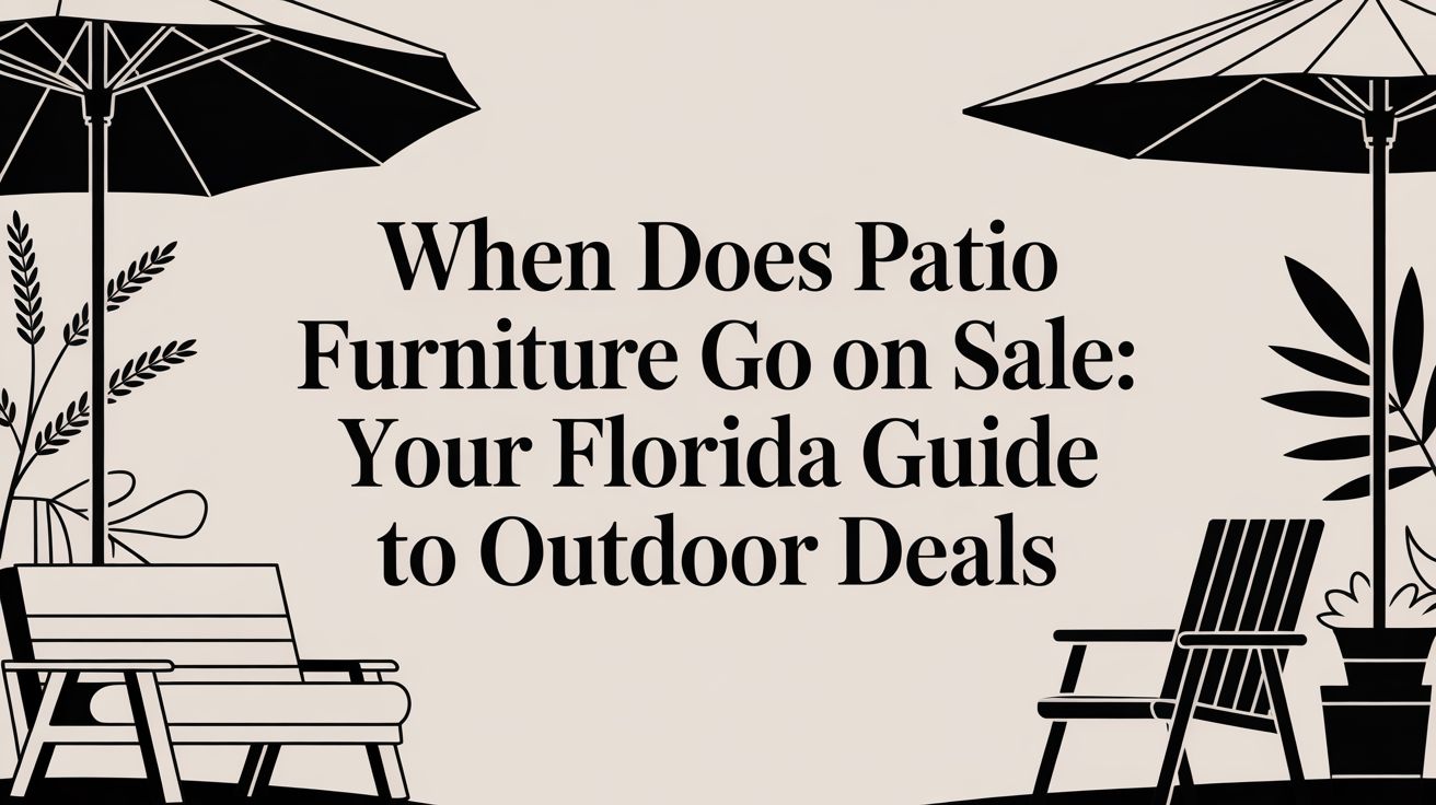 When Does Patio Furniture Go On Sale Patio Furniture