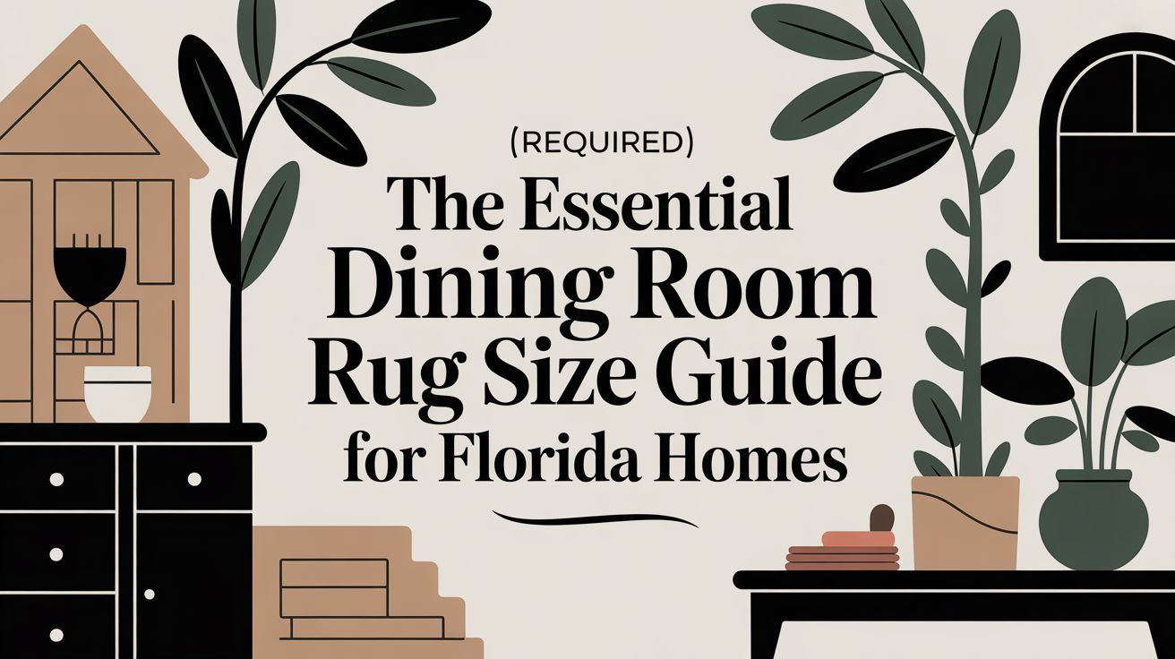 Dining Room Rug Size Guide Interior Graphic