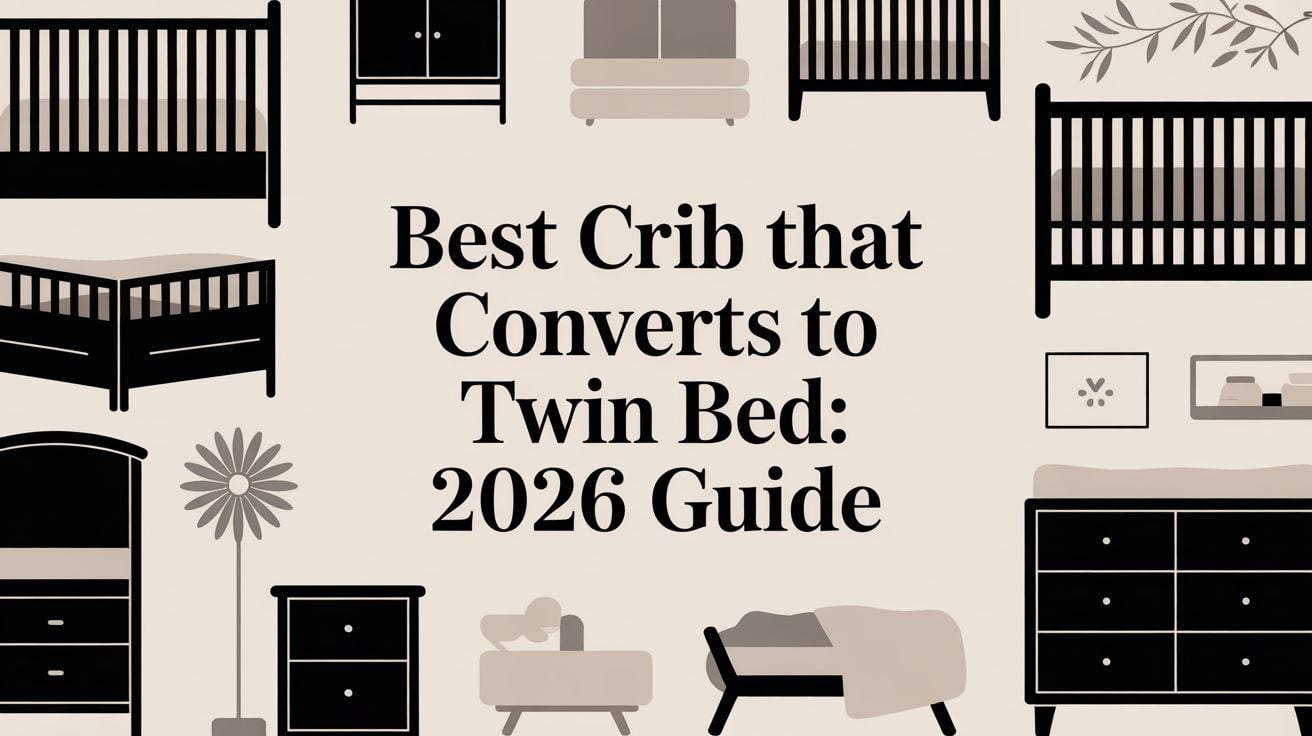 Crib That Converts To Twin Bed Nursery Furniture