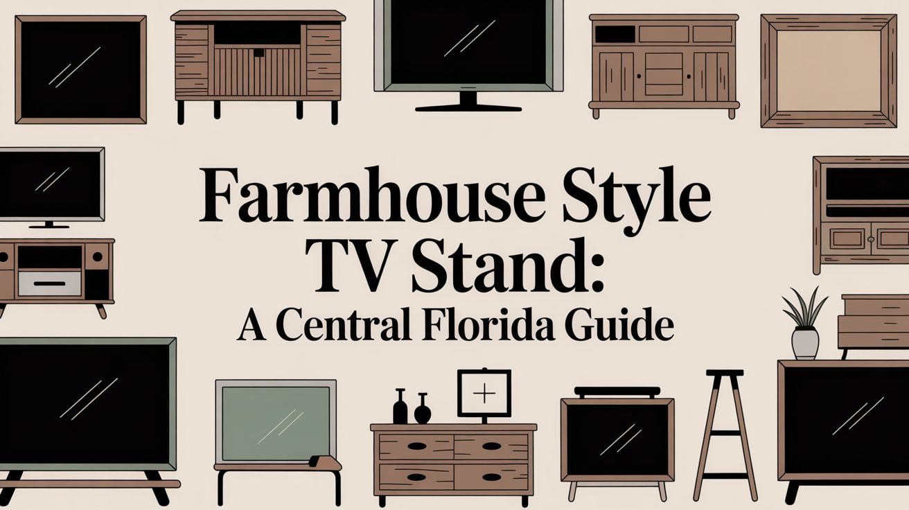 Farmhouse Style Tv Stand Furniture Guide