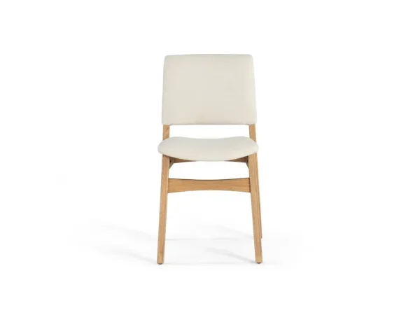 Transformer Extendable Dining Table & 4 Stackable Chairs In Scandinavian Oak - Image 4
