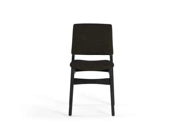 Transformer Round Extendable Dining Table, 4 Stackable Chairs & Bench In Smoked Hickory Dark Gray - Image 7