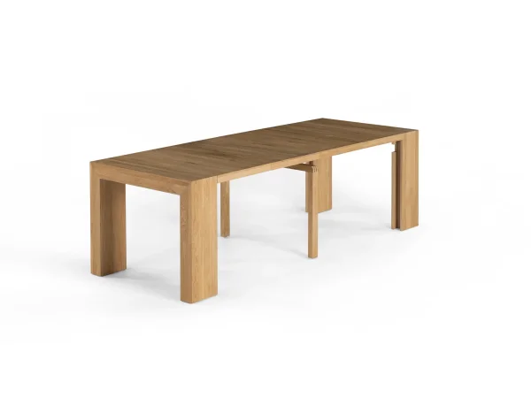 Transformer Extendable Dining Table In Scandinavian Oak - Image 8