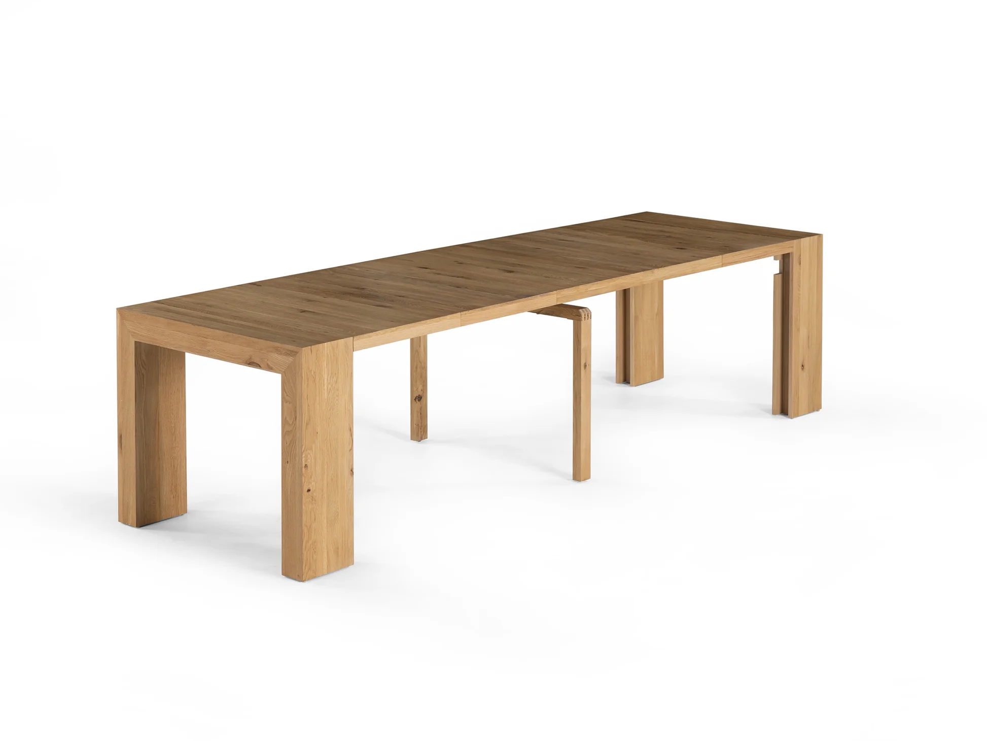 Transformer Extendable Dining Table In Scandinavian Oak - Image 1