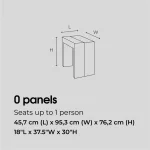 Transformer Extendable Dining Table, 4 Stackable Chairs & Bench In Scandinavian Oak - Image 12