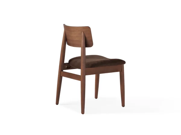 Transformer Round Side Chair In Royal Walnut & Espresso - Image 2