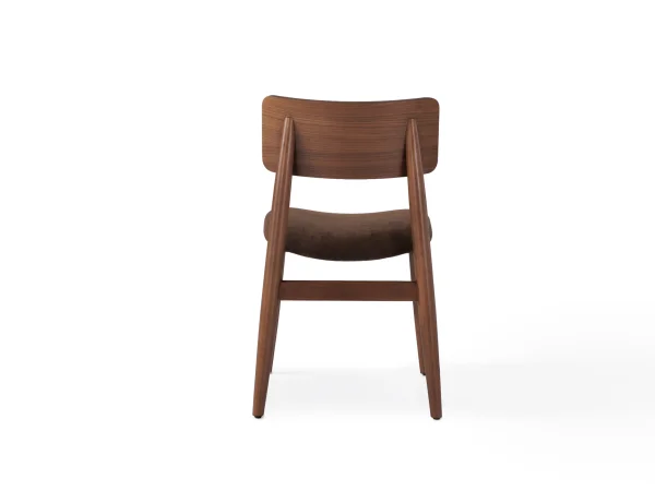 Transformer Round Side Chair In Royal Walnut & Espresso - Image 3