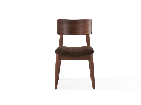 Transformer Round Side Chair In Royal Walnut & Espresso - Image 5