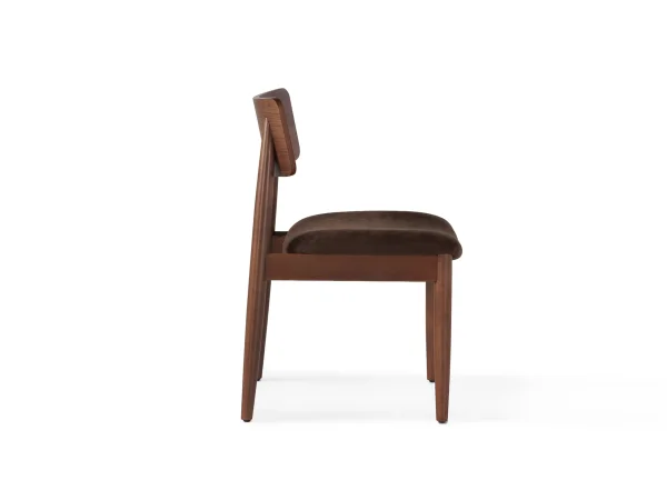 Transformer Round Side Chair In Royal Walnut & Espresso - Image 6