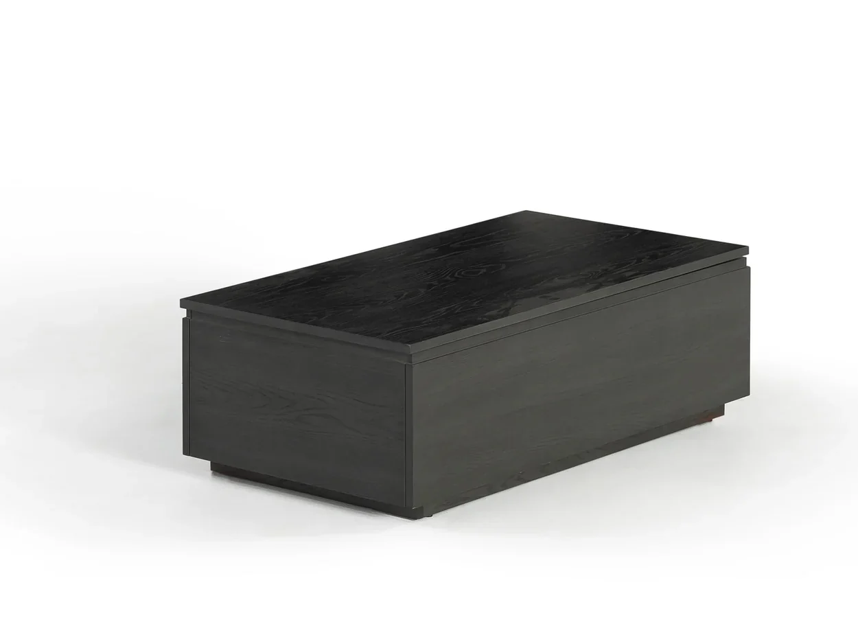 Transformer Lift Top Coffee Table In Smoked Hickory Dark Gray - Image 1