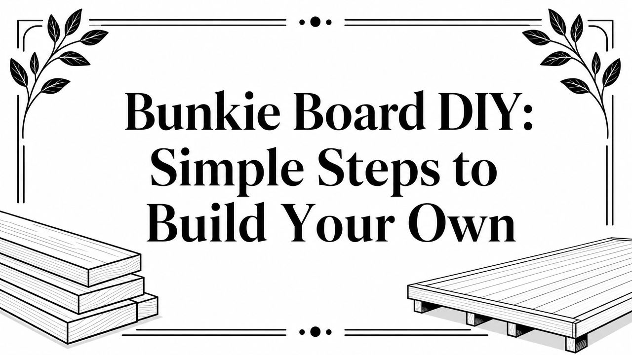 Bunkie Board Diy Bunkie Board