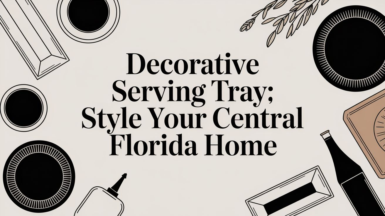 Decorative Serving Tray Home Decor