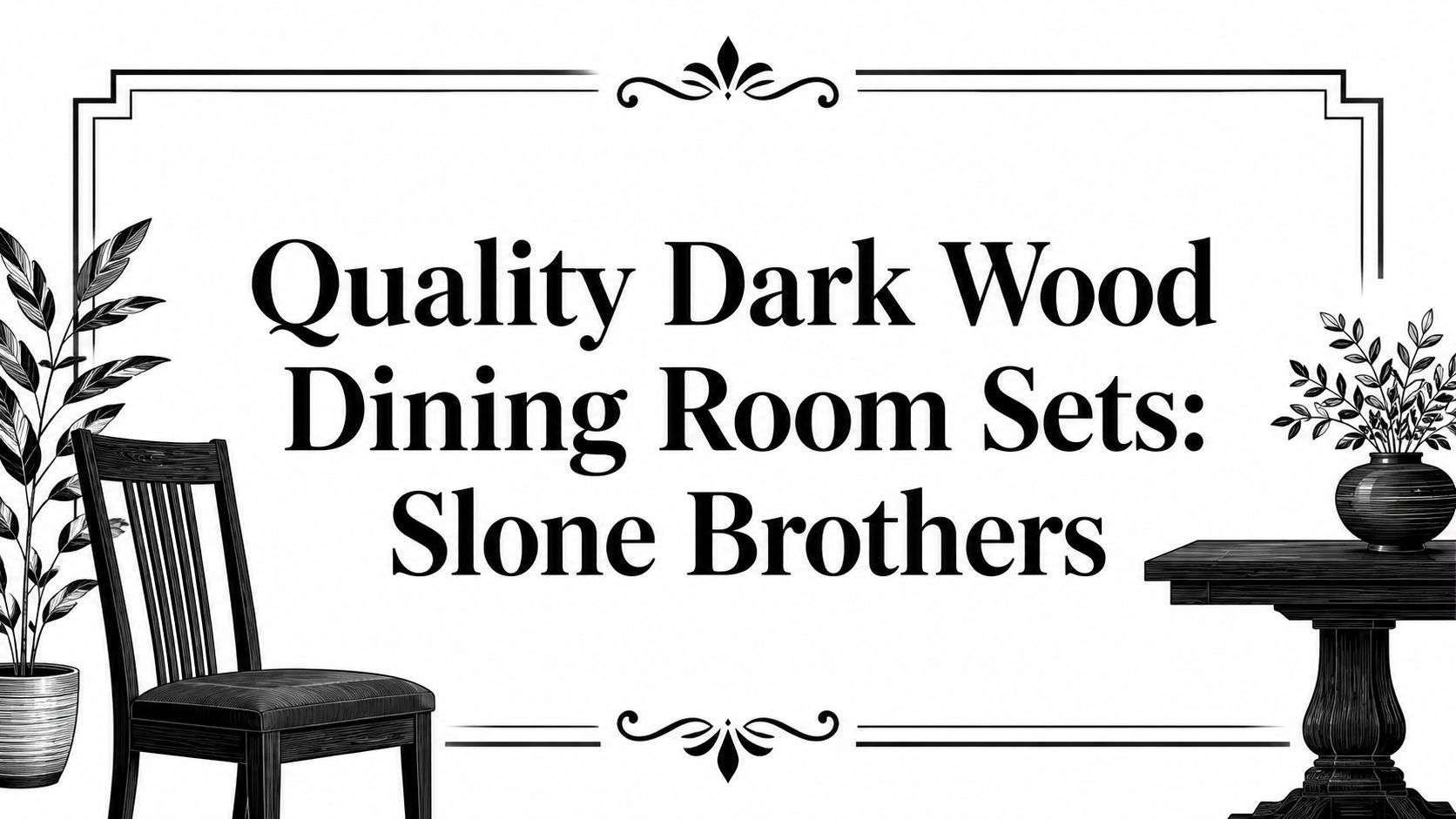 Dark Wood Dining Room Sets Dining Furniture