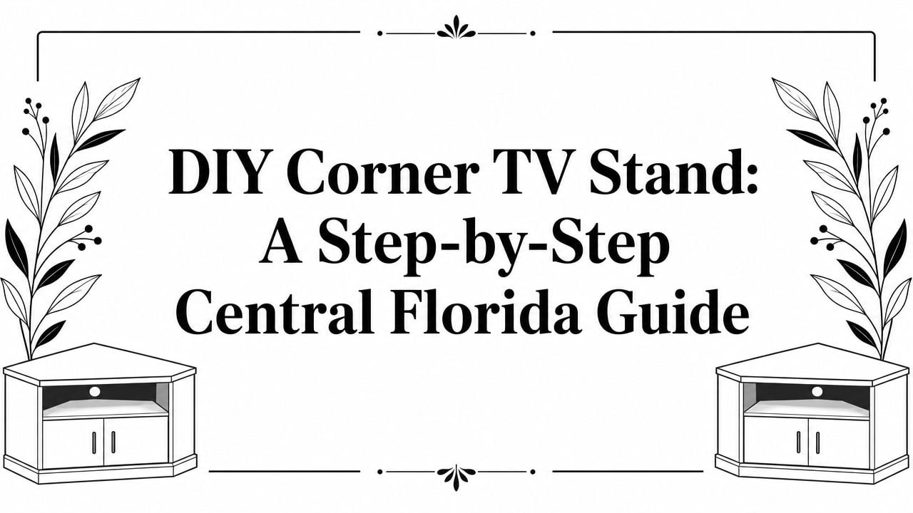 Diy Corner Tv Stand Tv Stand