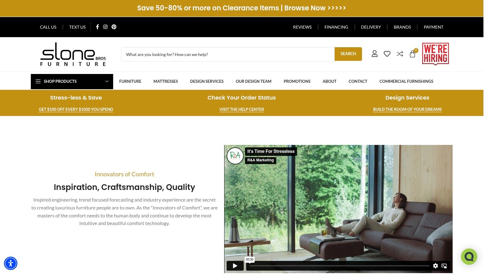 Screenshot from https://slonebrothers.com/brands/stressless/