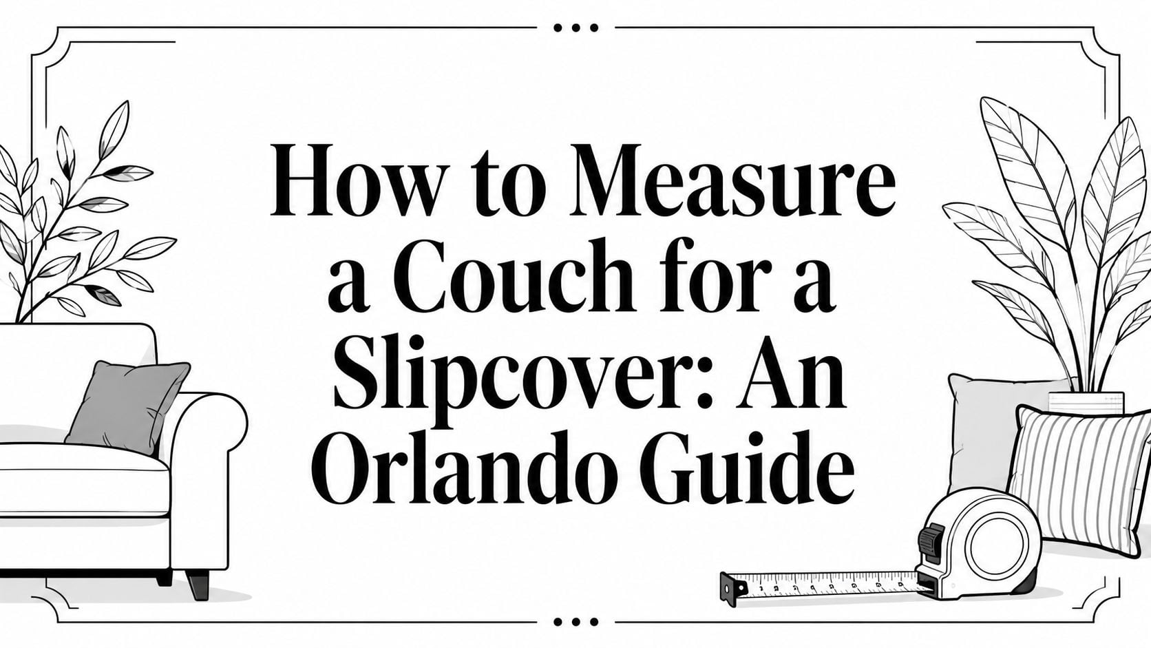 How To Measure A Couch For A Slipcover Couch Measuring