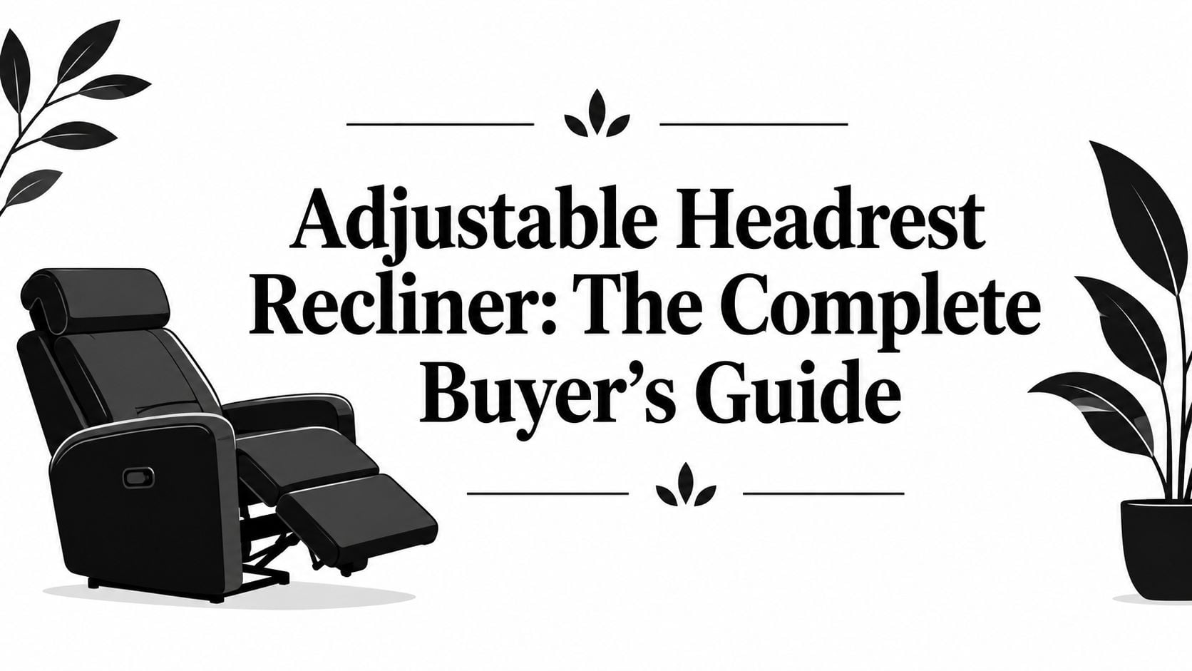 Adjustable Headrest Recliner Recliner Chair